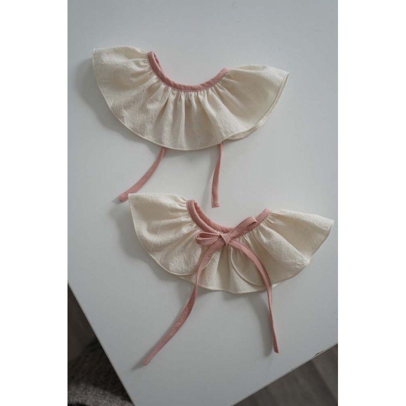 Guler natur cu funda roz