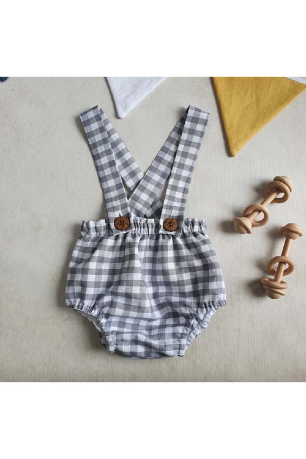 Salopeta tip chilotel Gingham